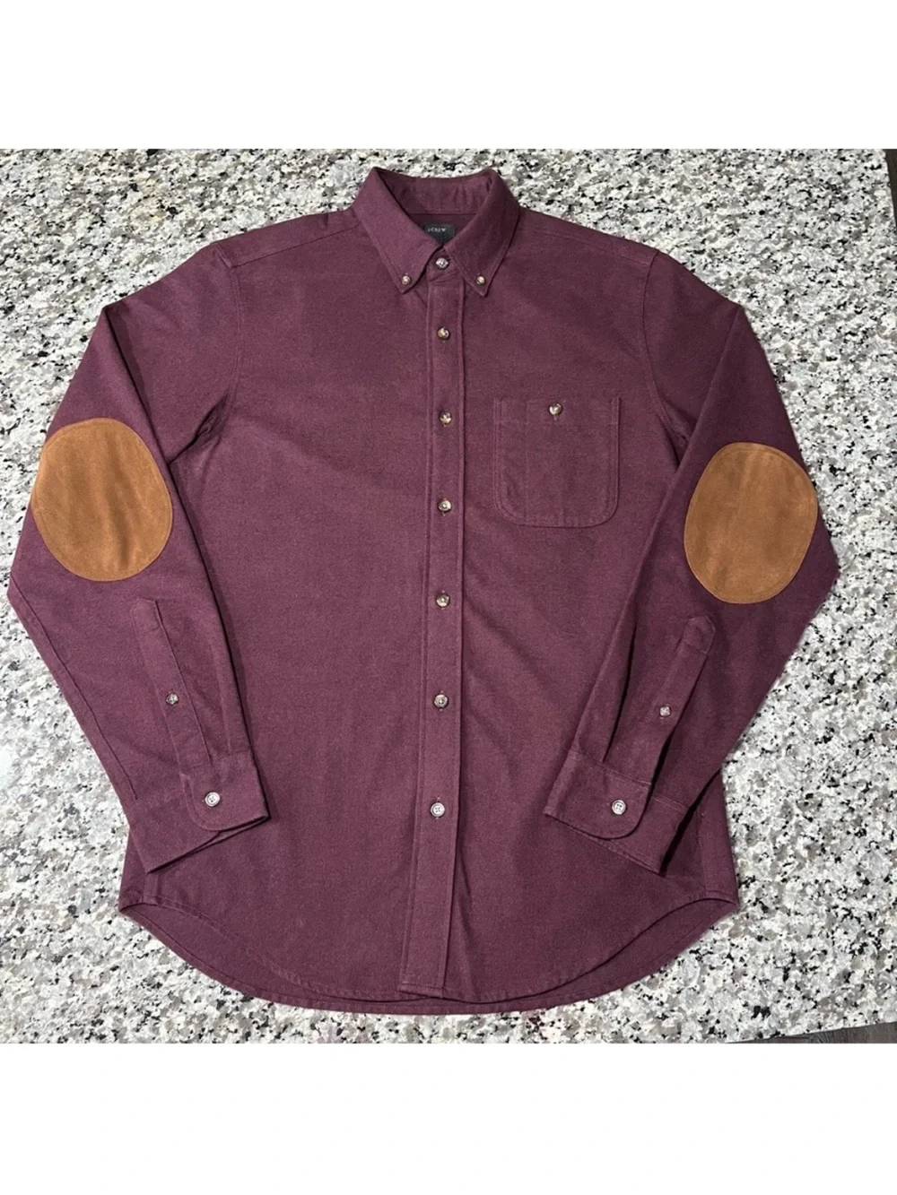 J Crew Shirt S Classic Burgundy